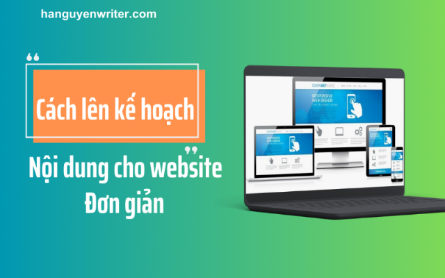 kế hoạch nội dung cho website