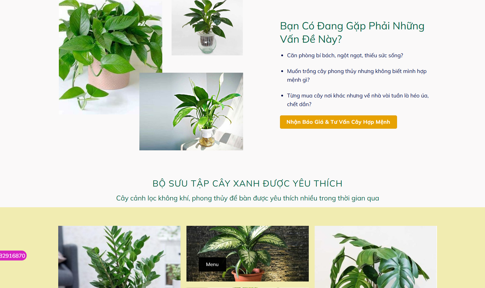 mau-landingpage ban-cay-xanh